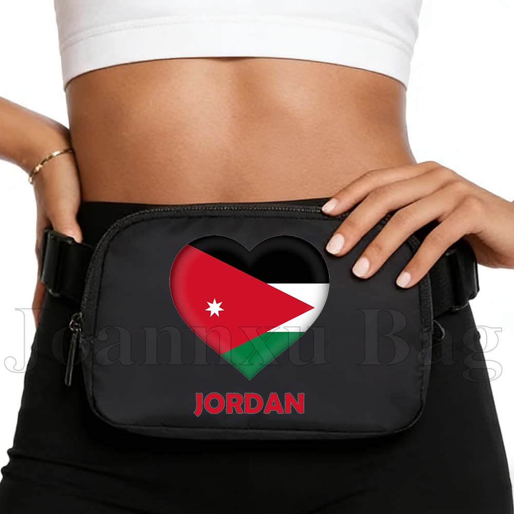 Women Bags Jordan - ジョーダンハートフラッグチェストモバイルウエストバッグ男性女性用多機能大容量ベルトファニーパックスポーツウエストモバイルバッグ