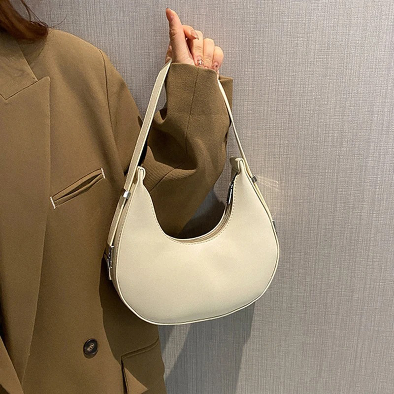 Women Bags On Sale - 女性用脇の下バッグ 高級PUレザーショルダーバッグ 小さなクラッチハンドバッグ 財布 トラベルバッグ