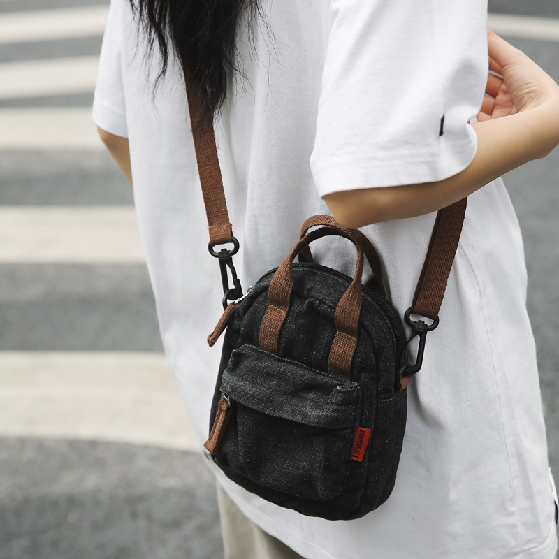Women'S Kipling Bags - 女性用カウボーイキャンバスバッグ韓国版ニッチデザイン多用途デイリーショルダーバッグカジュアルハンドヘルドクロスボディバッグ女性用