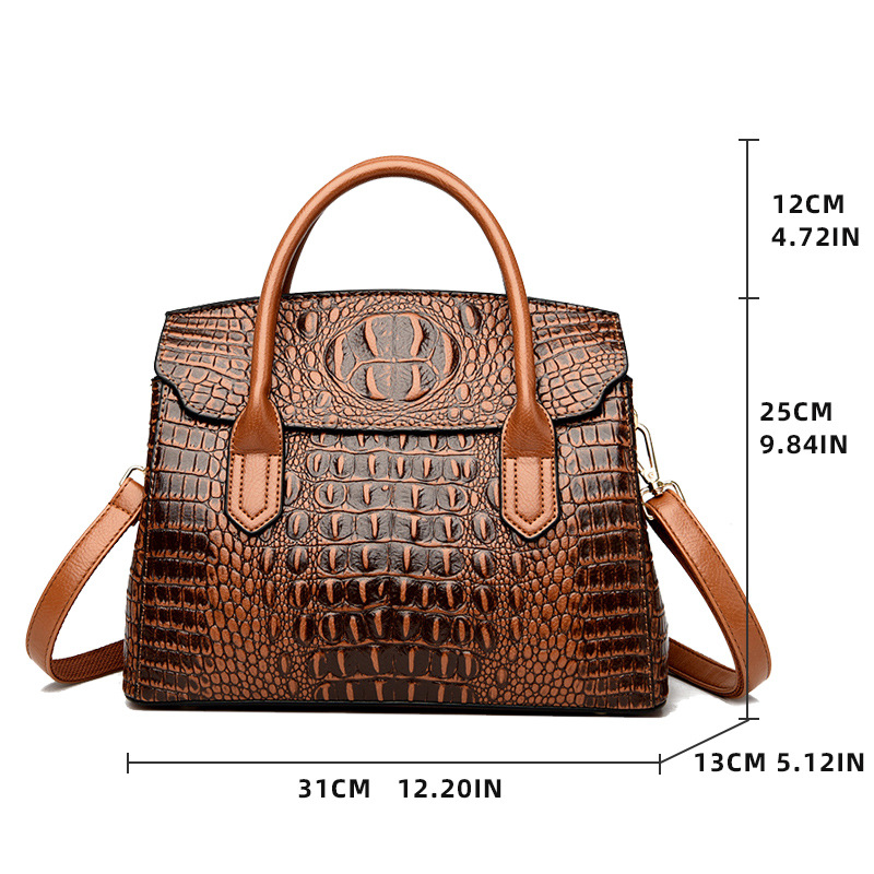 新しいクロコダイル柄高級クロスボディバッグ ソフトレザー 高 - Women'S Kipling Bags のレビューと価格