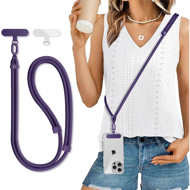 ユニバーサル調整可能な携帯電話用ランヤード、クロスボディネッ - Phone Bag Crossbody のレビューと価格