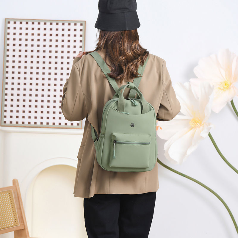 ファッションバックパック女性防水デイパック品質ナイロンダブル - Women Bags Medium Size のレビューと価格