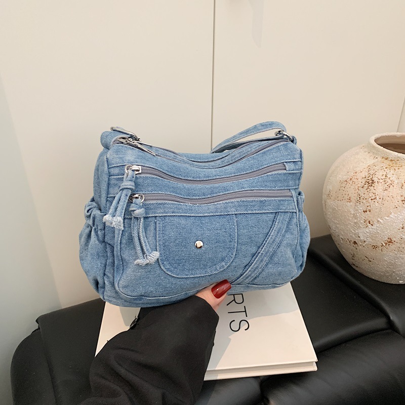 ストリートスタイル レトロ ブルーデニムバッグ 2026 夏 - Women'S Kipling Bags のレビューと価格