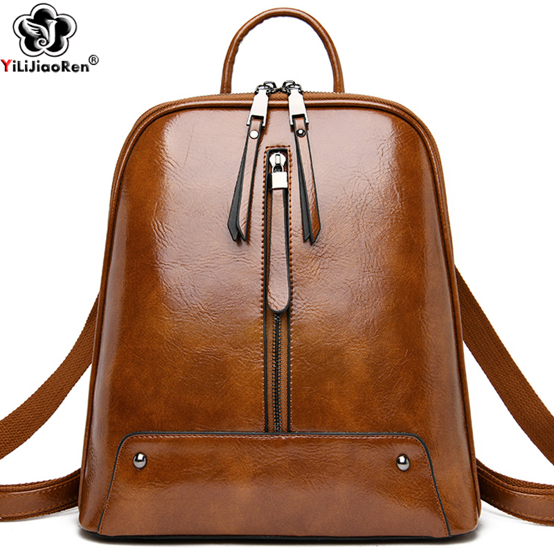 女性用レザーバックパック,ファッショナブルなトラベルショルダ - Women Bags Medium Size のレビューと価格