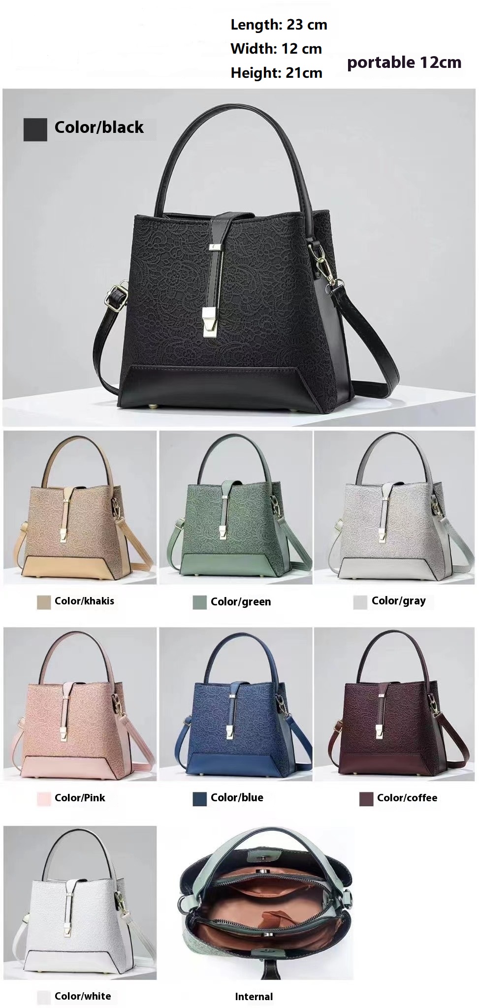 新しい高級トートバッグレザー上品なハンドバッグプロフェッショ - Women Bags On Sale のレビューと価格