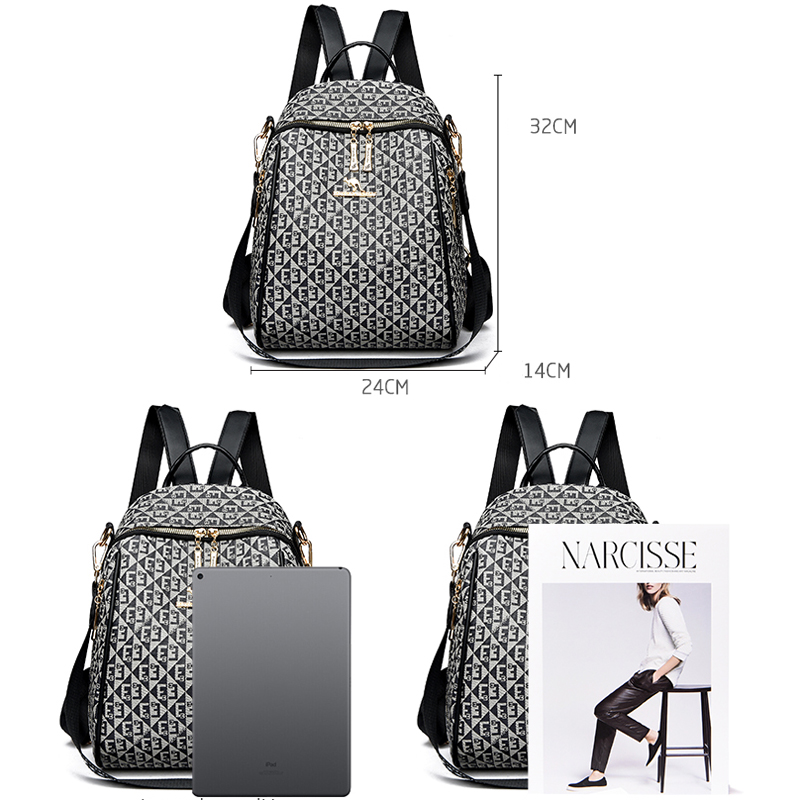 女性のレトロなレタープリントのショルダーバッグ,有名なデザイ - Women Bags Medium Size のレビューと価格