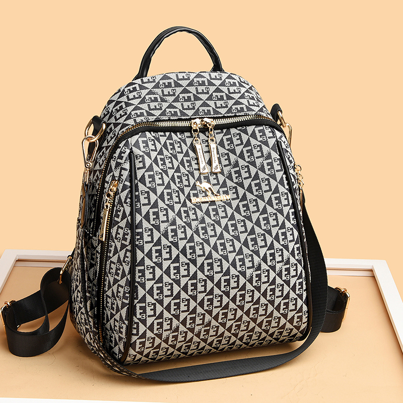 女性のレトロなレタープリントのショルダーバッグ,有名なデザイ - Women Bags Medium Size のレビューと価格