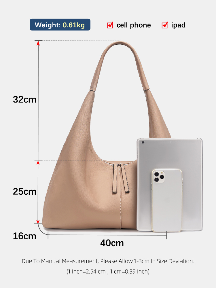 Zency 大容量トートバッグ本革ホーボーバッグ女性ハンドバ - Women Bags Medium Size のレビューと価格