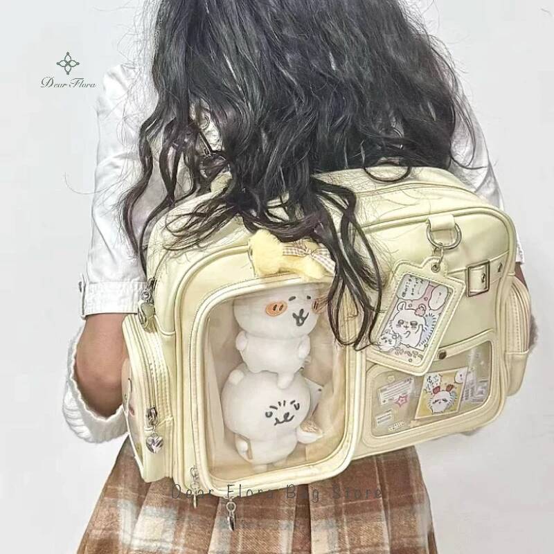 Y2K風のかわいいイタバッグ、コンサート用大容量バックパック - Women Bags Medium Size のレビューと価格