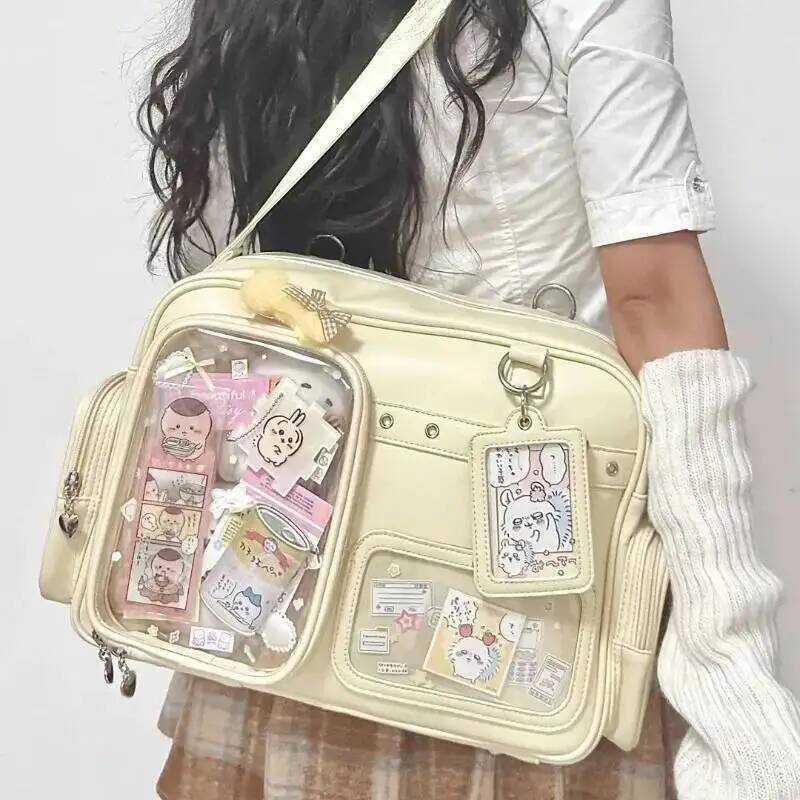 Y2K風のかわいいイタバッグ、コンサート用大容量バックパック - Women Bags Medium Size のレビューと価格