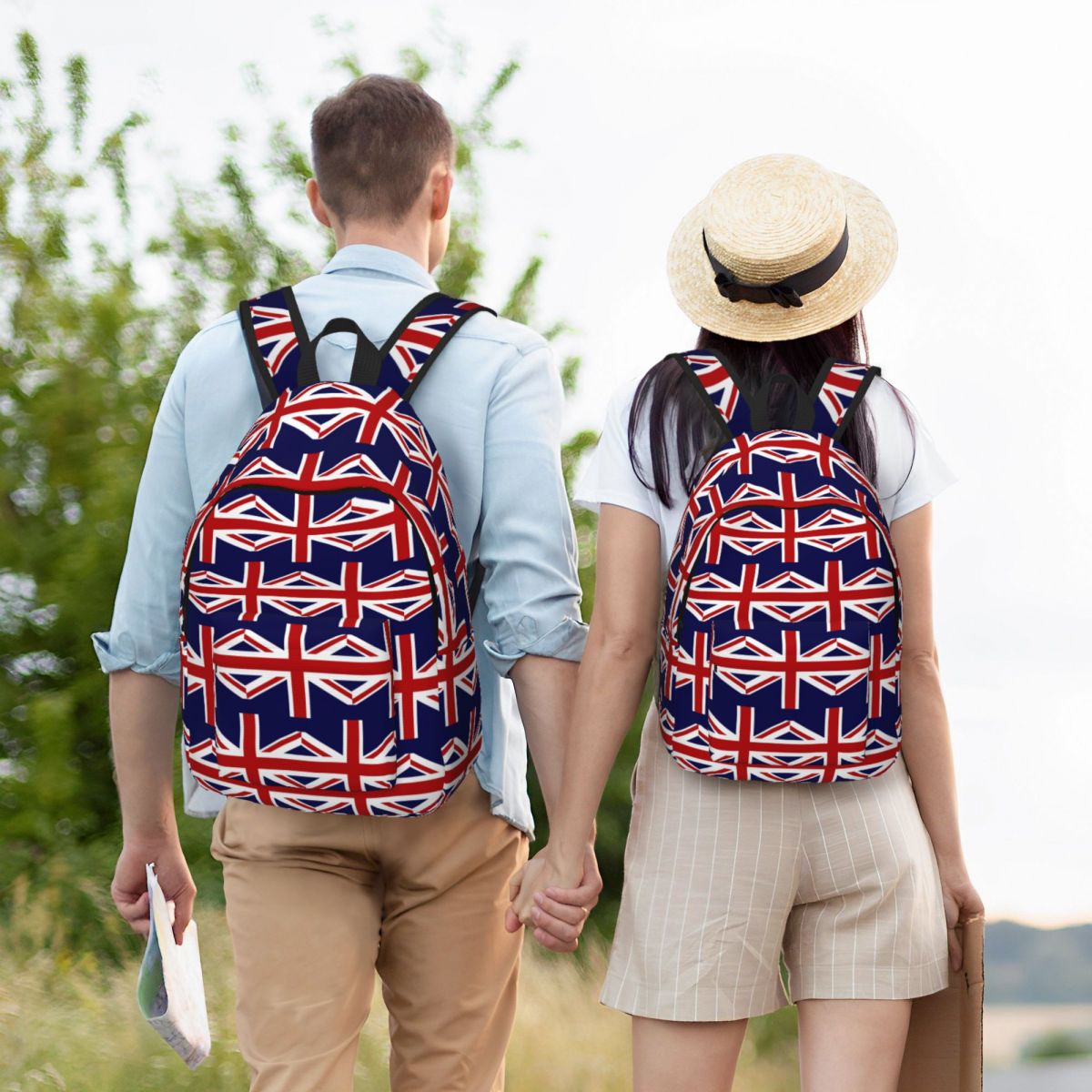 英国のユニオンジャック旗バックパックホットセールデイパック大 - Women Bags Uk Sale のレビューと価格