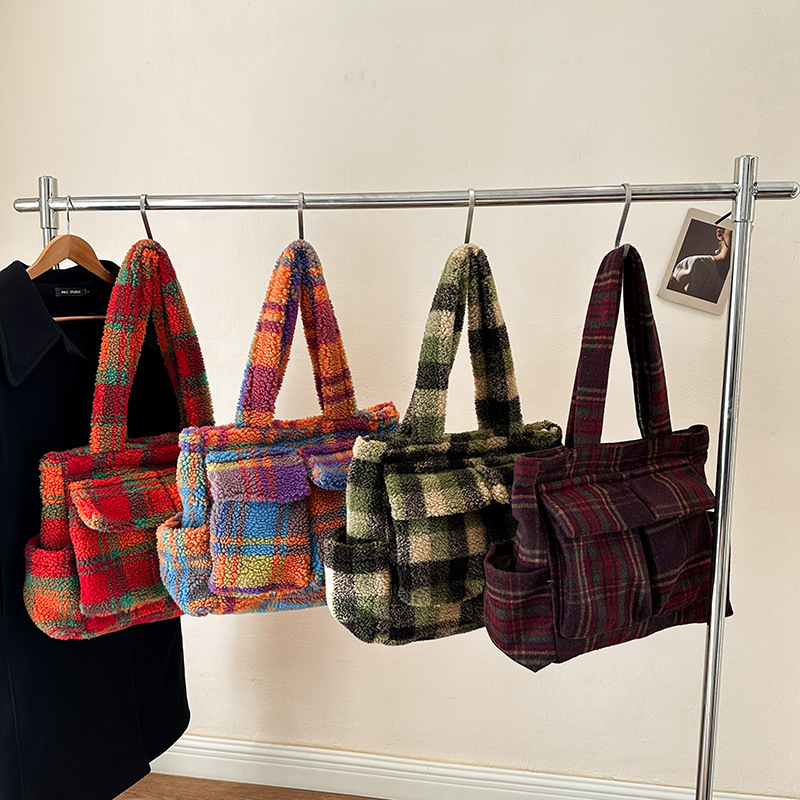 ラムフリーストートバッグ女性用ショルダーバッグファッションチ - Women Bags Medium Size のレビューと価格