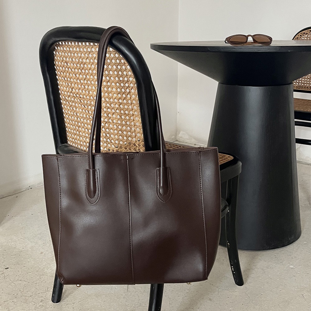 女性のための革のトートバッグ,良質,シンプル,大容量,正方形 - Women Bags On Sale のレビューと価格