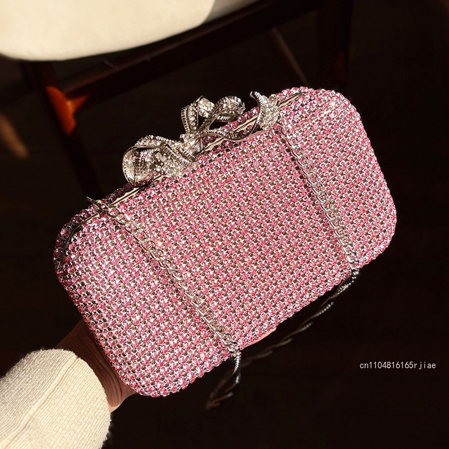 真新しい輝くダイヤモンドがちりばめられたハイエンド宴会用ハン - Women Bags High End Brands のレビューと価格
