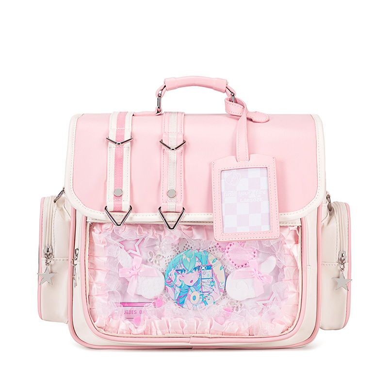 日本のランドセル青少年女子ハンドヘルドブックバッグかわいいバ - Women Bags Medium Size のレビューと価格