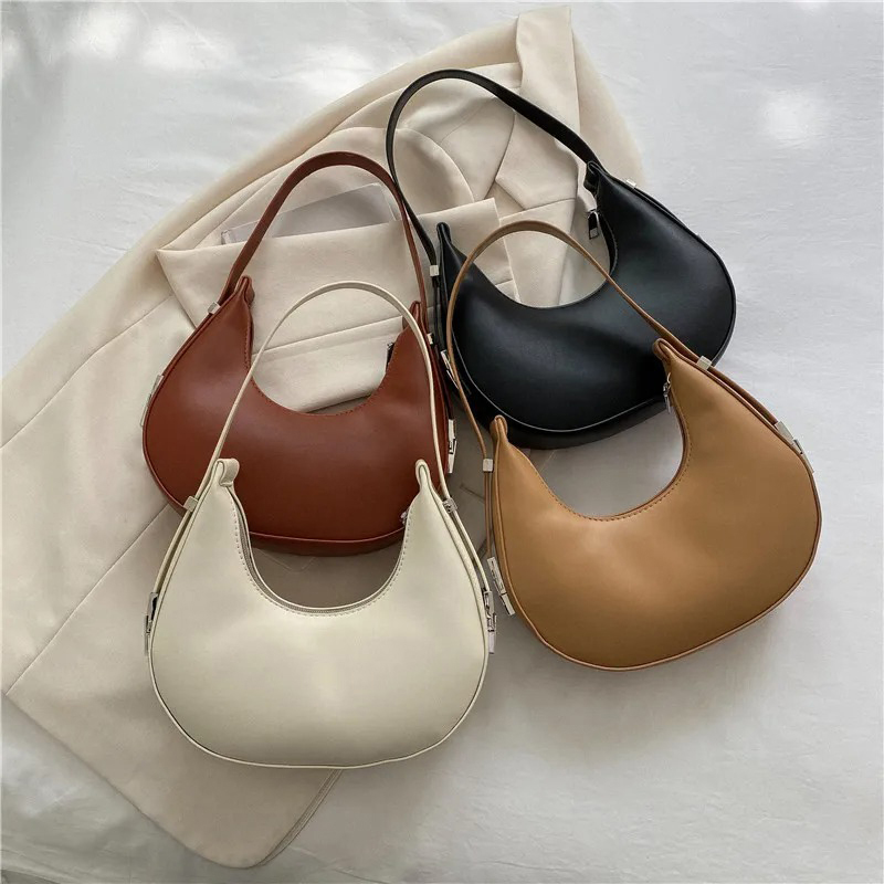 女性用脇の下バッグ 高級PUレザーショルダーバッグ 小さなク - Women Bags On Sale のレビューと価格