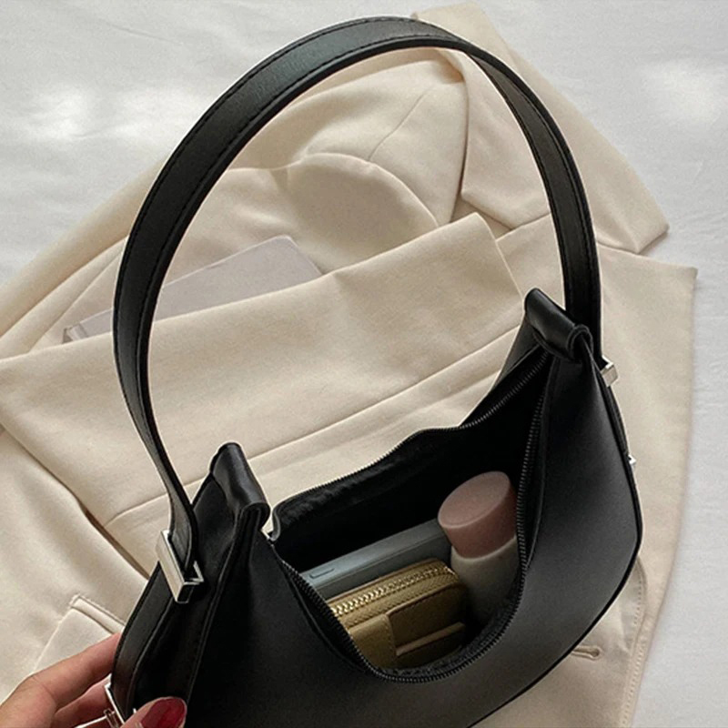 女性用脇の下バッグ 高級PUレザーショルダーバッグ 小さなク - Women Bags On Sale のレビューと価格