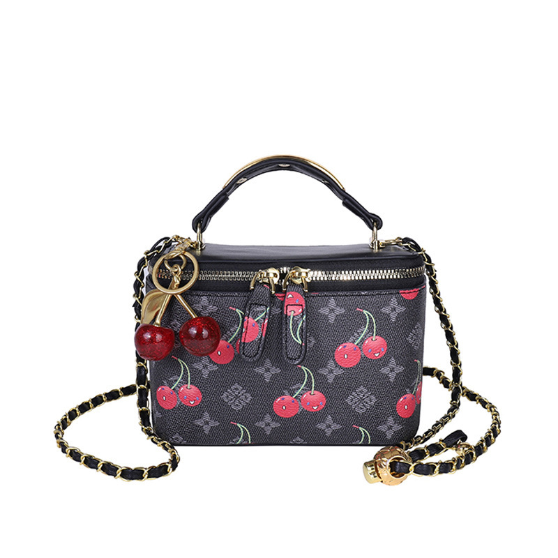 チェリープリントミニスクエアボックスバッグ、新作レディースチ - Women'S Kipling Bags のレビューと価格