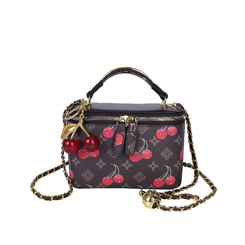チェリープリントミニスクエアボックスバッグ、新作レディースチ - Women'S Kipling Bags のレビューと価格