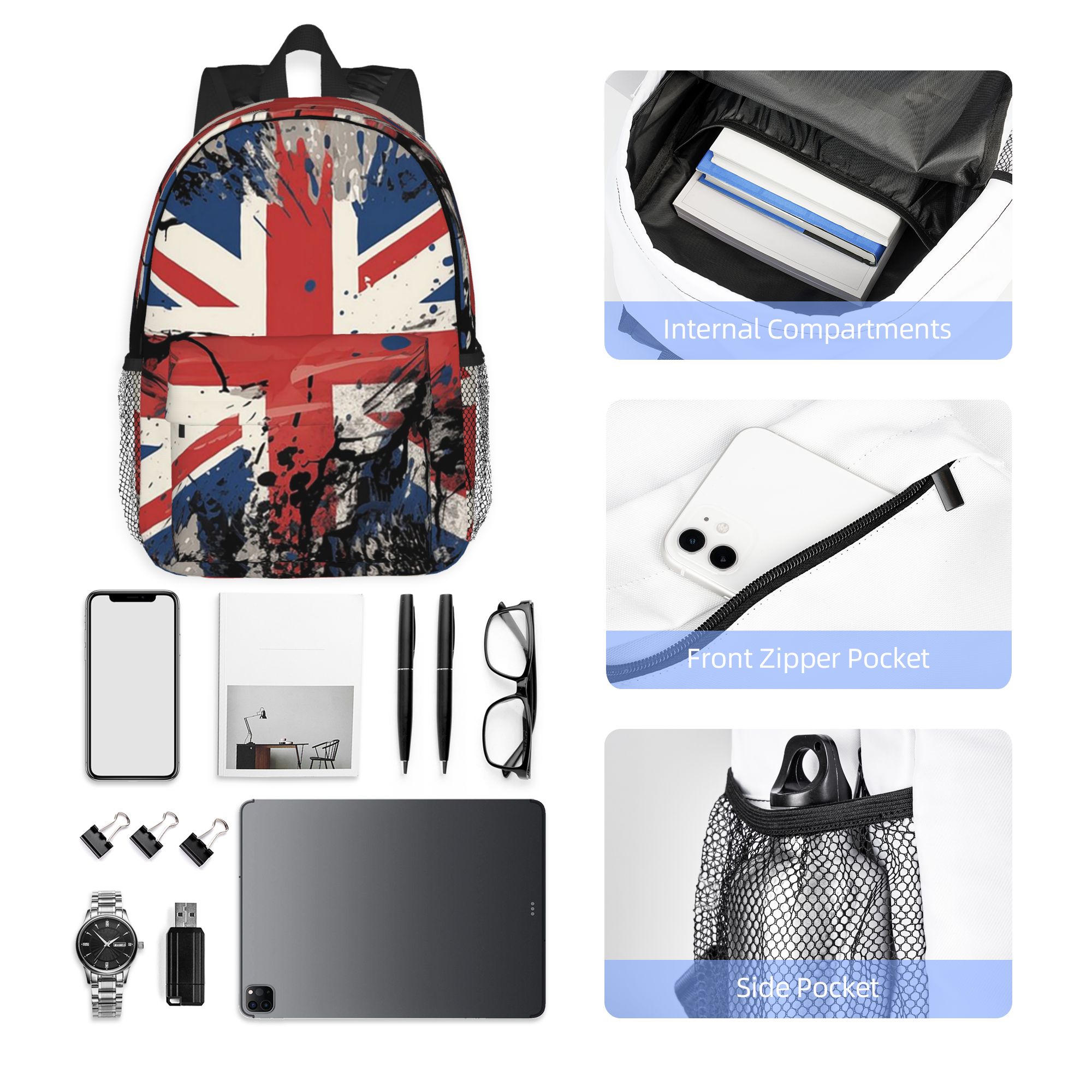 ユニオンジャック英国旗英国英国バックパックホットセールデイパ - Women Bags Uk Sale のレビューと価格