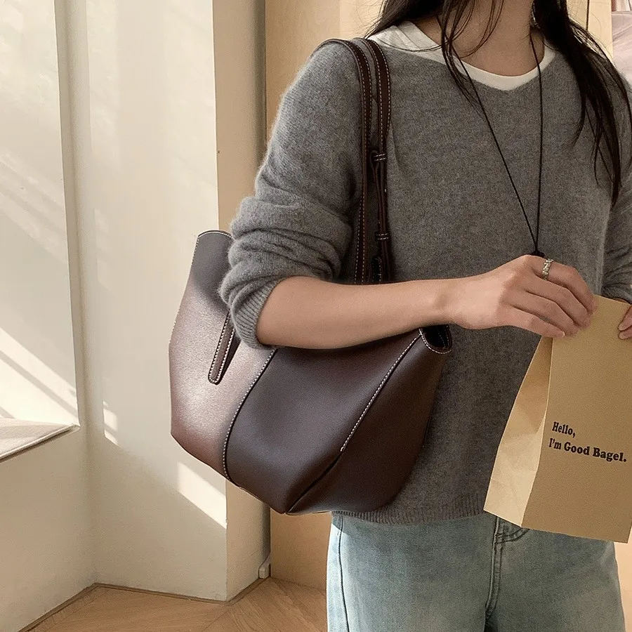 大容量の女性用ハンドバッグ,PUレザーのポータブルショッピン - Women Bags On Sale のレビューと価格