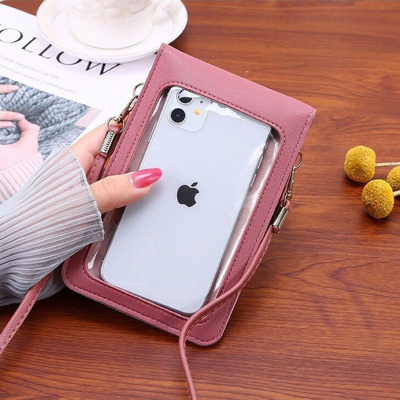 かわいい漫画柄のタッチスクリーン対応スマホバッグ 女性用 - - Phone Bag Crossbody のレビューと価格