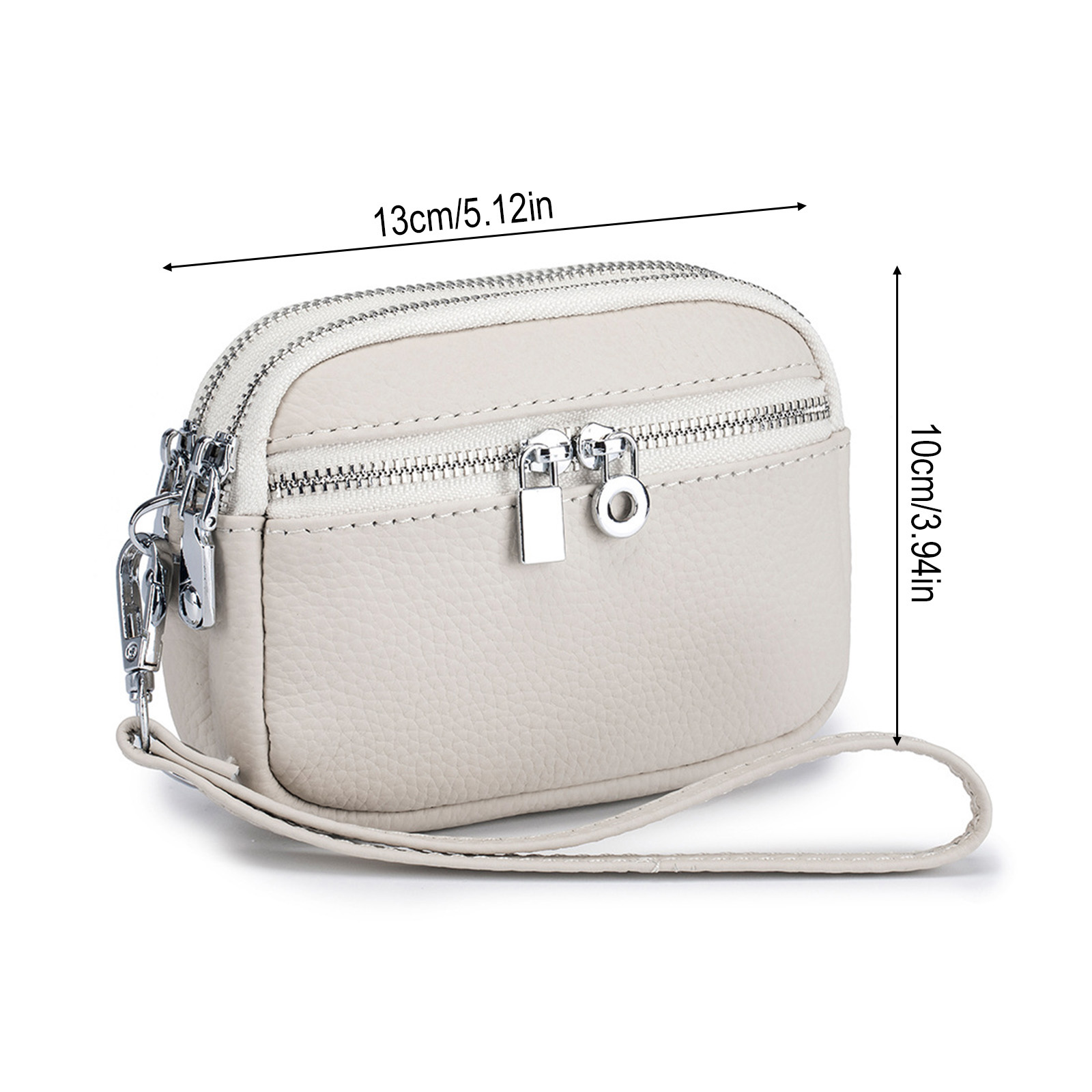 女性用ミニクロスボディバッグ ダブルジッパー付き 大容量コイ - Women Bags Medium Size のレビューと価格