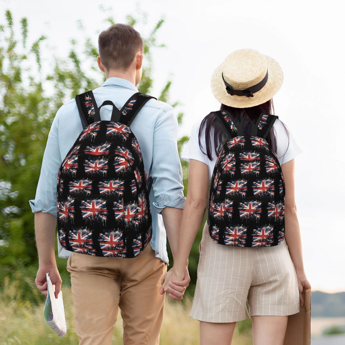 英国のユニオンジャック旗バックパックホットセールデイパック大 - Women Bags Uk Sale のレビューと価格